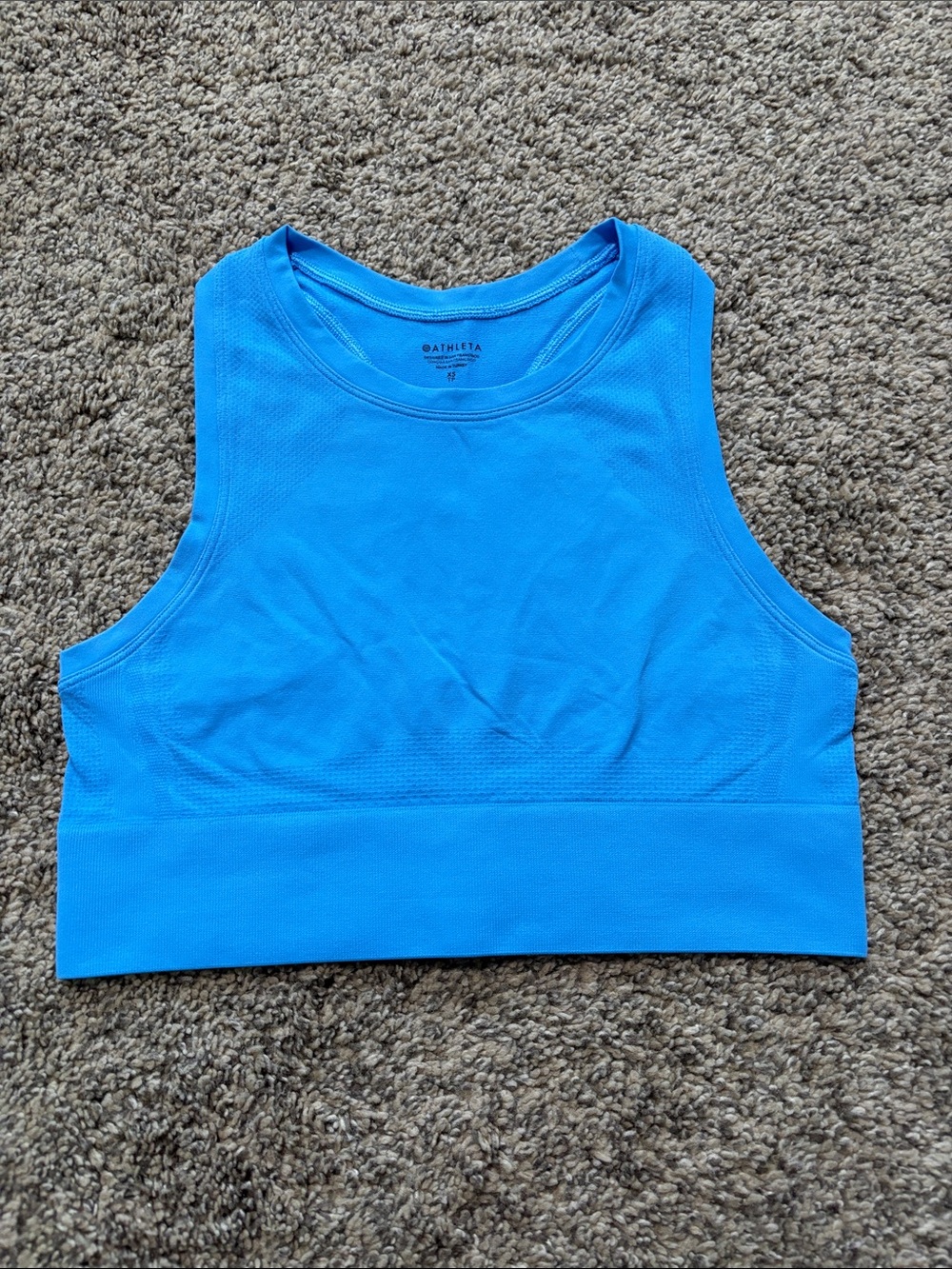 Athleta Momentum Flex Ultra Cropped tank top size XS